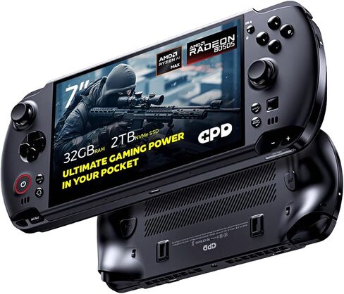 GPD WIN 4 2025 MAMING MAMING PC مع AMD RYZEN AI 9 HX 370 ، 12C/24T ، 5.1GHz ، Radeon 890M ، 32GB LPDDR5X RAM ، 2TB SSD ، 6 " in Kuwait