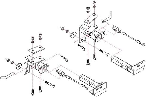 Roadmaster 93-99 NEON Tow BAR MNTG BRKT KIT in Saudi Arabia