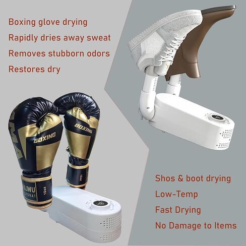 Boxing Glove Dryer, Boot & Shoe Dryer - Portable Foldable Drying Rack with Heat Blower & UV, Constant 118.4°F, 2-H Timer in Saudi Arabia