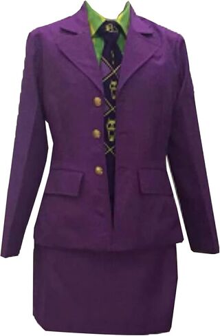 Anime Womens Suit Purple Styles Female Halloween School Uniform Cosplay Costume in Kuwait