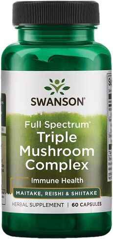Swanson Full Spectrum Triple Mushroom Complex 60 Capsules in Saudi Arabia