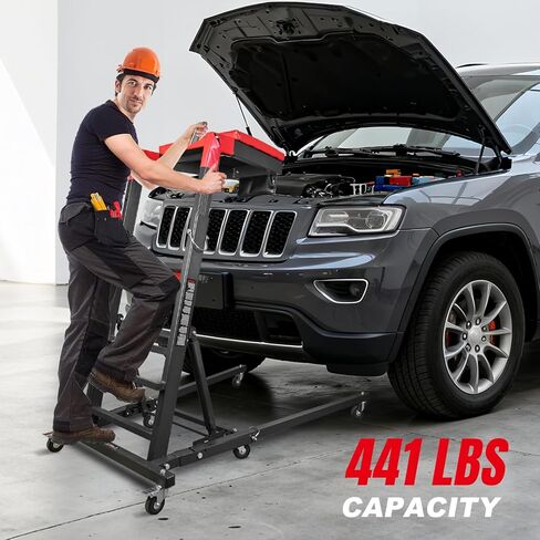 Topside Creeper for Truck, 48-70 Inch Adjustable Automotive Engine Creeper with 6-Wheel Design，441 lbs Capacity for Home Garage, Workshop Repair Maintenance in Kuwait