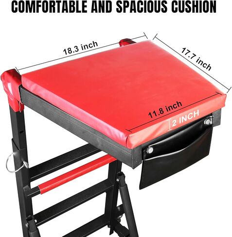 Topside Creeper for Truck, 48-70 Inch Adjustable Automotive Engine Creeper with 6-Wheel Design，441 lbs Capacity for Home Garage, Workshop Repair Maintenance in Kuwait