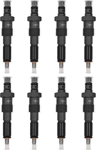 6760301 مجموعة من 8 حاقن وقود متوافق مع Ford F250/F350 1983-1994 IDI 6.9L 7.3L غير متوافق مع ديزل Powerstroke in Kuwait