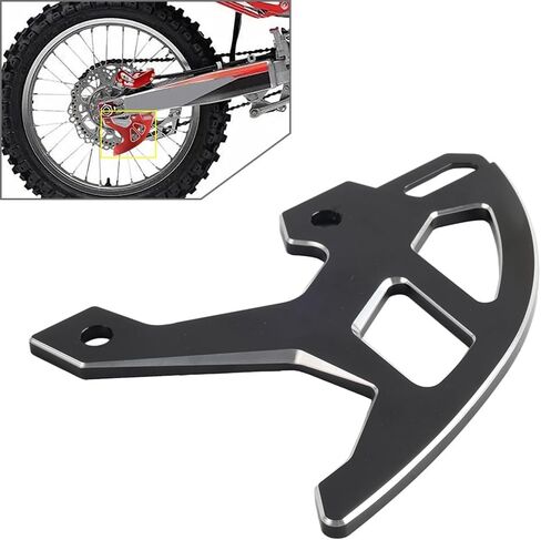 Rbanna1 قرص الحرس الخلفي مكبح قرصي غطاء حماية 1 قطعة لهوندا CRF 250R 2004-2017 ، لهوندا CRF 250X 2004-2017 الألومنيوم الأسود in Saudi Arabia