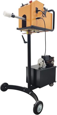 TECHTONGDA Car Repair Brake Disc Drum Lathe Machine with 450mm/17.72'' Max Processing Diameter, 8.5mm/min Disc Grinding Tool, 110V Brake Polishing Cutting Machine, No Disassembly Required in Kuwait