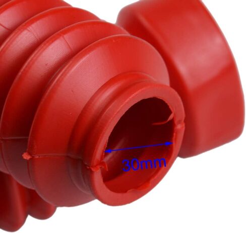250mm Motorcycle Shock Fork Rubber Boots Dust Jacket Cover for Dirt Bike Off-Road Custom (Red), Universal Shock Absorber Dust Boots in Saudi Arabia