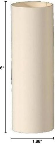 B&P Lamp® ارتفاع 6 بوصات، لون عاجي، أغطية شموع عادية، حجم قياسي in Kuwait