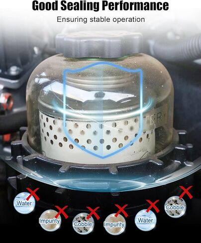 Fuel Filter Cover Fit for Davco 382 Fuel Water Separators, Filter Cover Replace 21720164 DVC13010DAV 572.90310K in Saudi Arabia