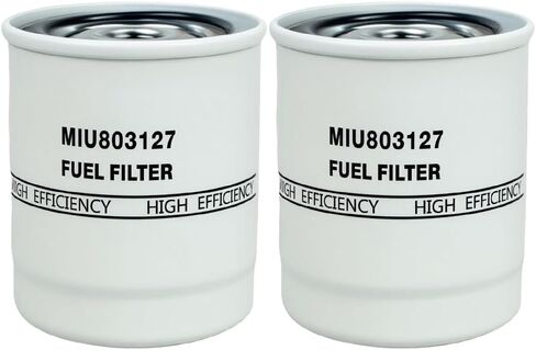 2PCS MIU803127 Fuel Filter Suitable ror John Deere Mower 7400A 7500A 7700A 8000A 8700A 8800A 9009A 1570 1575 1580 1585 1600 3032 4044 1600 Turbo Series III 8900A Z997R SN 25216 ﻿ in Saudi Arabia