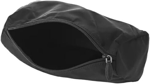 Prada Black Tessuto Nylon Medium Pouch Clutch Bag 1NA012 in Saudi Arabia