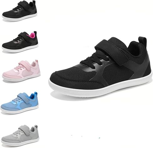 Toddler/Little/Big Kids Barefoot Shoes Girls Boys Hiking Shoes Minimalist Walking Sneakers in Saudi Arabia