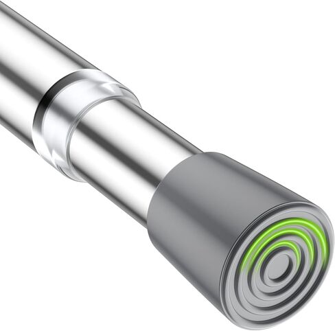 Spring Tension Rods 26-39 Inches，Silver No Drilling Adjustable Spring Loaded Curtain Rod Expandable Tension Rod Small Short Tension Curtain Rod for Windows,Kitchen,Doorway,Bathroom,Cupboard Bars in Kuwait