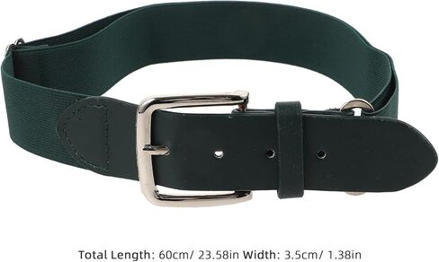 DECHOUS Youth Baseball Belt Softball Belt for Men and Women Adjustable Outdoor Athletic Waistband Dark Green in Saudi Arabia