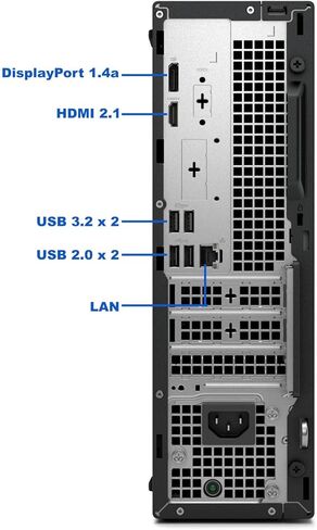 Dell Optiplex 7020 Tower Computer و Intel Core I9-14900K و 64GB RAM و 2 TB NVME SSD و DisplayPort و HDMI و USB C و DVDRW ، تم إنشاؤه في AX WiFi ، Bluetooth ، Windows 11 Pro - AI Copilot ، سطح المكتب ، الأسود ، الأسود in Saudi Arabia