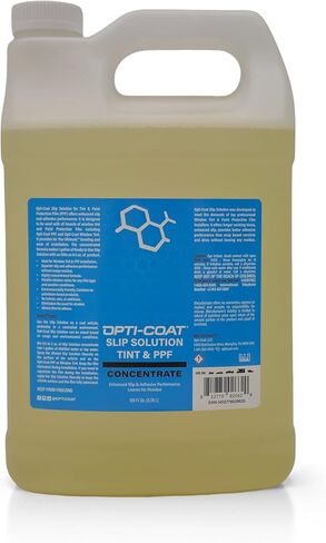 محلول Opti-Coat Slip Concentrate للصبغة وPPF - يصنع ما يصل إلى 64 جالونًا من محلول تركيب الأفلام الاحترافي الجاهز للاستخدام (32 أونصة) in Kuwait