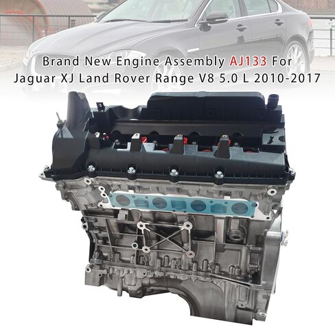 مجموعة محرك AJ133 الجديدة من Topteng، كتلة طويلة 5.0L V8 فائقة الشحن لجاكوار ولاند روفر، تناسب XF، XJ، F-Pace، Range Rover، LR4، XKR - 508PS in Kuwait