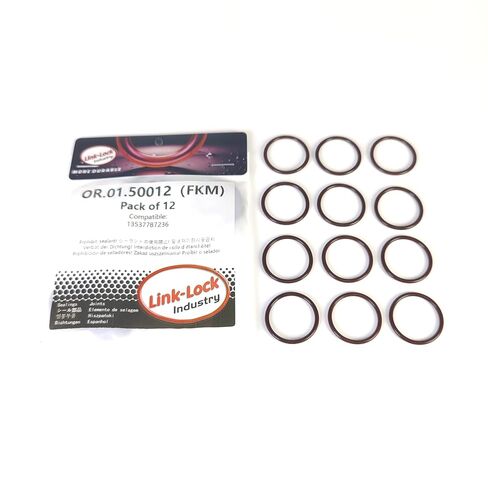 12 قطعة FKM Viton OR.01.50012 صمام حقن الوقود O-حلقة طوقا 13537787236 لسيارات BMW M47 M57 in Kuwait