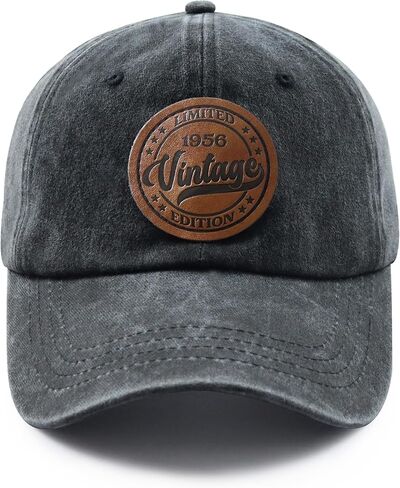Limited Edition 1936 1946 1956 1966 1976 1986 1996 2006 Hat for Men Women, Vintage Adjustable Leather Patch Baseball Cap in Saudi Arabia
