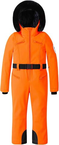 Kids Ski Suit One Piece Waterproof Boys Girls Snowsuits Insulated Jumpsuits Winter Warm Jackets in Saudi Arabia