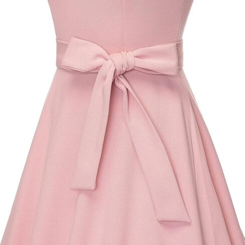Women’s Casual 1950s Dresses for Women Vintage Cap Sleeves Modest Cocktail Party Swing Prom Dress with Pockets in Saudi Arabia