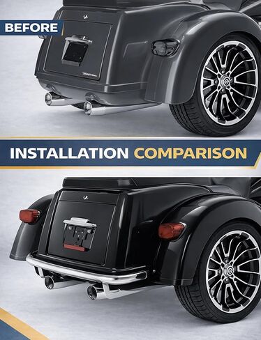 TOFR Trike قضيب التصادم الخلفي لـ Harley 2009-2025 Tri Glide لـ 2020-2022 CVO Tri Glide Guide in Kuwait