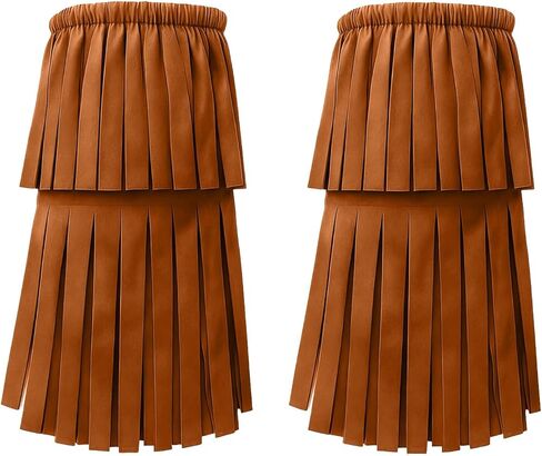 Women's Hippie Fringe Boot Covers,60s 70s Theme Party Cowgirl Pocahontas Costume for Women Dress Up,Leg Covers with Tassels Hippy Costumes Accessories,Halloween Indian Native American Cosplay Dressing in Saudi Arabia