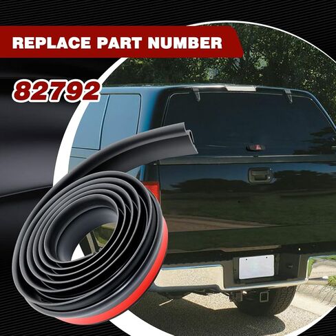 سدادة الباب الخلفي لغطاء الشاحنة متوافقة مع غطاء شاحنة Leer 100XQ وsome100XL 100LE جميع السدادات السفلية للباب الخلفي الزجاجي - استبدال 65 بوصة 82792 in Kuwait