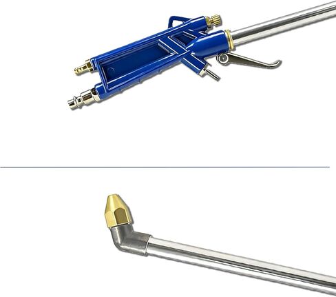 مسدس نفخ الهواء مع خرطوم بطول 3.55 قدم - مسدس تنظيف المحرك عالي الضغط للضواغط، أداة رش إزالة الشحوم للتنظيف in Kuwait