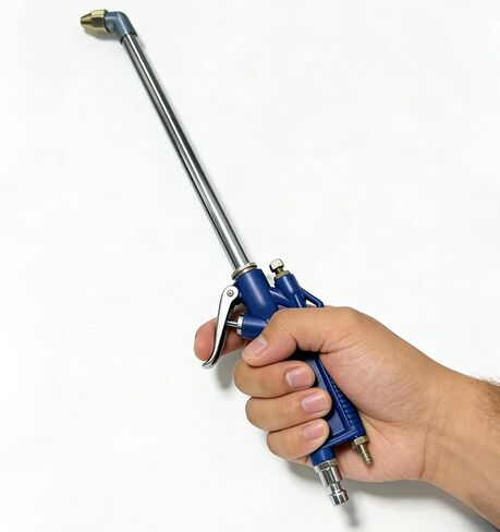 مسدس نفخ الهواء مع خرطوم بطول 3.55 قدم - مسدس تنظيف المحرك عالي الضغط للضواغط، أداة رش إزالة الشحوم للتنظيف in Kuwait