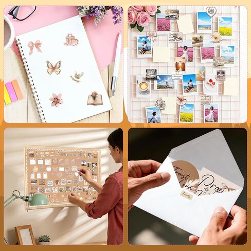 247Pcs Brown Coquete Prayer Board Kit Christian Gift for Mother's Day Gift Pray for Envelope Set Bible Verse Quotes Prayer Board Supplies DIY Wall Art for Living Room Office(Not Including Board) in Saudi Arabia