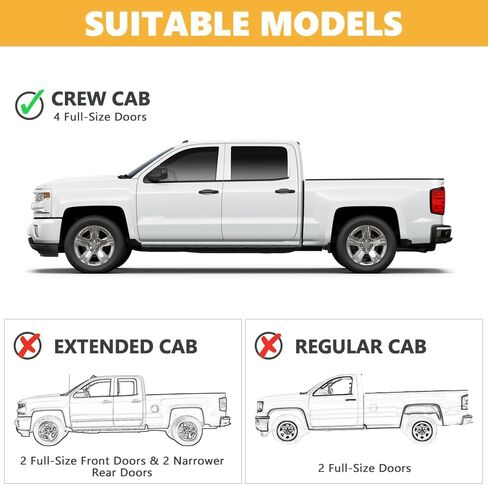 Car Underseat Storage Box Fitment for Chevy Silverado/GMC Sierra 1500 2500HD 3500HD (2007-2018 4-Door Models) in Saudi Arabia