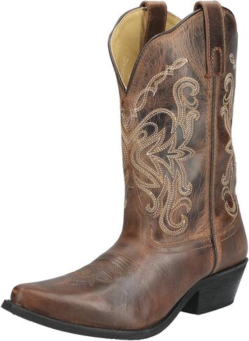 Smoky Mountain Boots | Madison Series | Women’s Western Boot | 10-Inch Height | Snip Toe | Genuine Leather | Rubber Sole & Western Heel | Man-Made Lining & Leather Upper | Steel Shank in Kuwait