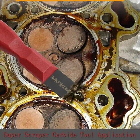 Carbide Scraper，Super Carbide Gasket Scraper Set for Metal & Automotive - 1-1/4" & 5/8" Tungsten Tip Scrapers - Removes Gasket Residue, Carbon Build-Up, Rust & Cleans Disc Brake Caliper Slides in Saudi Arabia