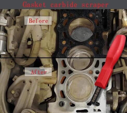 Carbide Scraper，Super Carbide Gasket Scraper Set for Metal & Automotive - 1-1/4" & 5/8" Tungsten Tip Scrapers - Removes Gasket Residue, Carbon Build-Up, Rust & Cleans Disc Brake Caliper Slides in Saudi Arabia