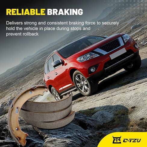17868B Rear Parking Brake Shoes Set Compatible with Nissan Titan Armada Pathfinder 2004-2015 Infiniti QX56 2004-2010 - Replaces BS868 B868 868PG Z868 156847 in Saudi Arabia