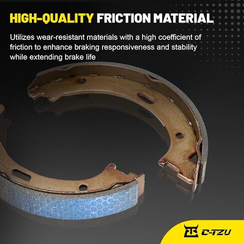 17868B Rear Parking Brake Shoes Set Compatible with Nissan Titan Armada Pathfinder 2004-2015 Infiniti QX56 2004-2010 - Replaces BS868 B868 868PG Z868 156847 in Saudi Arabia
