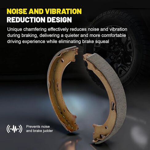 17868B Rear Parking Brake Shoes Set Compatible with Nissan Titan Armada Pathfinder 2004-2015 Infiniti QX56 2004-2010 - Replaces BS868 B868 868PG Z868 156847 in Saudi Arabia