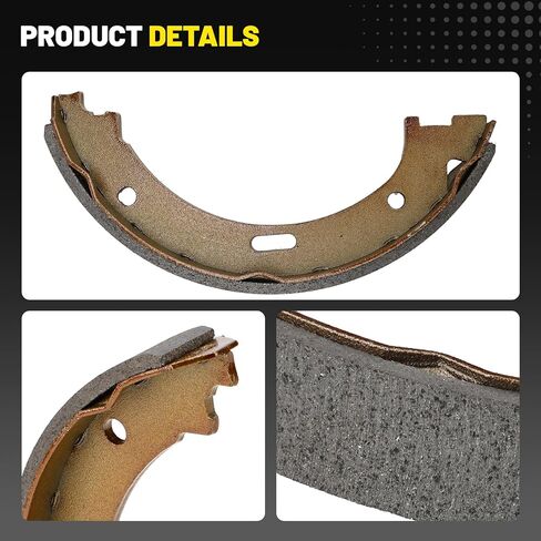 17868B Rear Parking Brake Shoes Set Compatible with Nissan Titan Armada Pathfinder 2004-2015 Infiniti QX56 2004-2010 - Replaces BS868 B868 868PG Z868 156847 in Saudi Arabia
