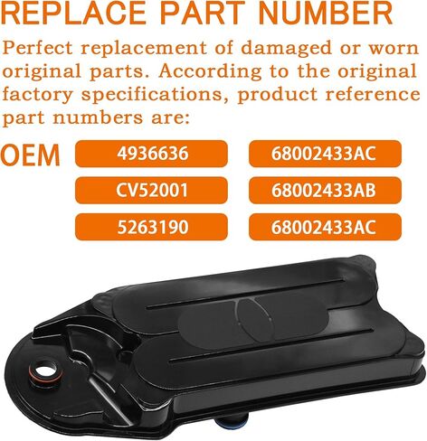 Crankcase CCV Filter Breather Vent Element Replacement for Ram 2500 3500 4500 5500 6.7L & More, Replaces# CV52001, 68002433AA, 68002433AB in Kuwait