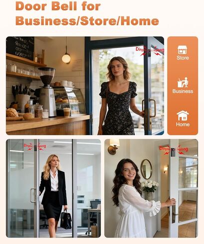 [Upgrade]WSDCAM 110dB Motorcycle Alarm, New 7 Sensitivity 4 Volume Adjustable, Wireless Vibration Alarm with Remote Control Anti-Theft Alarm for Car/Bike/Vehicle Security, Loud Door/Window Alarms in Saudi Arabia