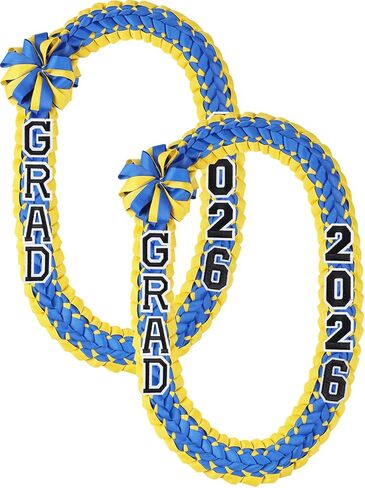 TFTAFAN التخرج Leis Grad 2024 المال ليو التخرج Leis قلادة التخرج مضفر القلائد للتخرج من المدرسة الثانوية الكلية DIY الديكورات لوازم الحفلات in Kuwait