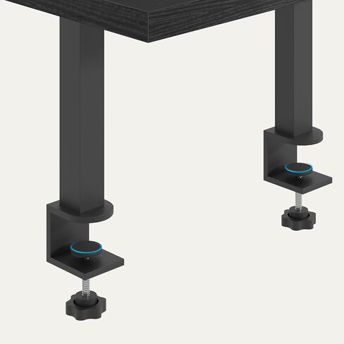 Clamp On Desk Organizer, 3-Tier Desktop Bookshelf, Adjustable Desk Storage Shelf, Metal Frame, for Office, Study and Game Room, Black DSBK3601 in Saudi Arabia