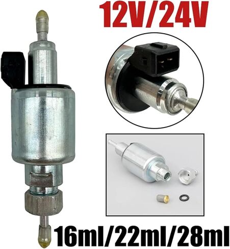 16ML 22ML 28ML 12V/24V Detachable Air Diesel Heater Oil Fuel Pump，Compatible with Webasto Eberspacher Truck Parking Heater Pulse Meter Pump(Oil Pump Bracket) in Saudi Arabia
