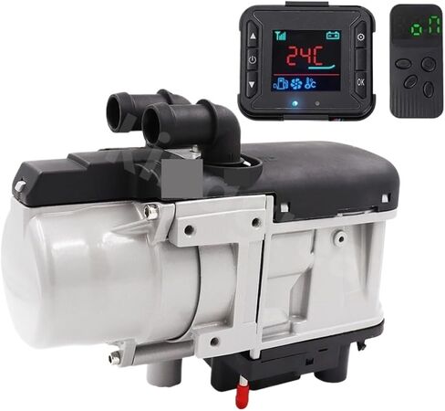 6KW 12V الديزل المزدوج وضع التسخين الوقود السائل سخان LCD التبديل وقوف السيارات جهاز التدفئة للشاحنات فان سيارة (أ) in Kuwait