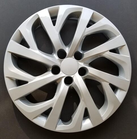 Set of 4 – 16" Replica Wheel Covers Hubcaps for 2017-2019 Toyota Corolla | 8 Split-Spoke Silver | Snap-On ABS | Hollander 61181 | Part # 52816S in Saudi Arabia