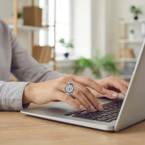 ساعة الإصبع الرقمية من بارتي كيندوم للرجال والنساء: قطعتان من ساعات الأصابع الدائرية للديكور اليومي in Saudi Arabia