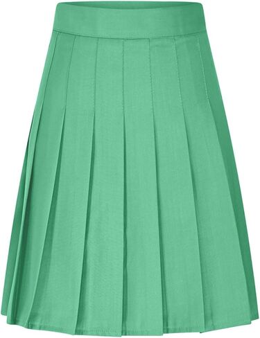 Women's Pleated Tennis Skirts High Waisted A-line Knee Length Skirt School Uniform Athletic Golf Skirts with Shorts in Saudi Arabia