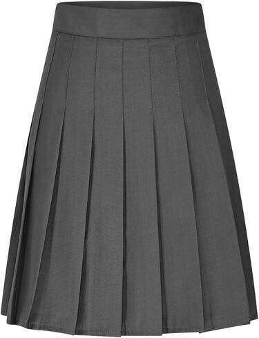 Women's Pleated Tennis Skirts High Waisted A-line Knee Length Skirt School Uniform Athletic Golf Skirts with Shorts in Saudi Arabia