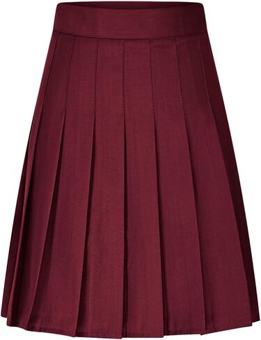 Women's Pleated Tennis Skirts High Waisted A-line Knee Length Skirt School Uniform Athletic Golf Skirts with Shorts in Saudi Arabia